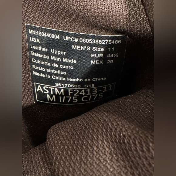 Herman Survivors Mens Bison Work Safety Boots Brown Leather Pull On US Size 11 - Picture 6 of 6